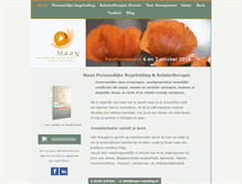 Tablet Screenshot of maan-coaching.nl